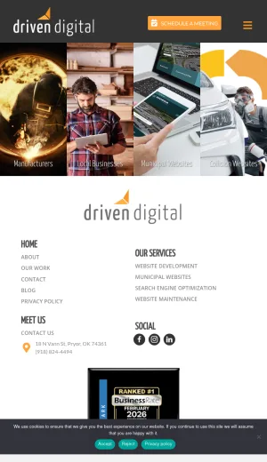 Driven Digital Marketing and Website Development Agency screenshot