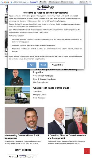Applied Technology Review Europe screenshot