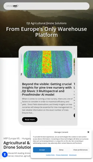 DJI Agricultural and Enterprise Drone Solutions by DRONEHRP screenshot