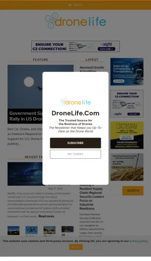 DroneLife Commercial Drone Industry News screenshot