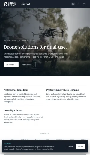 Drone Services in Lithuania screenshot