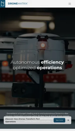 DroneMatrix Autonomous Drone-in-a-Box Systems screenshot