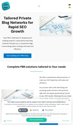 Easy PBN - Private Blog Networks for SEO screenshot