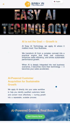 Easy AI Technology for Customer Acquisition and Sales Growth screenshot