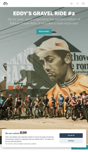 Eddy Merckx Bikes and Cycling Route Events screenshot