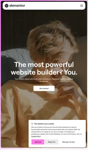 Elementor WordPress Website Builder screenshot