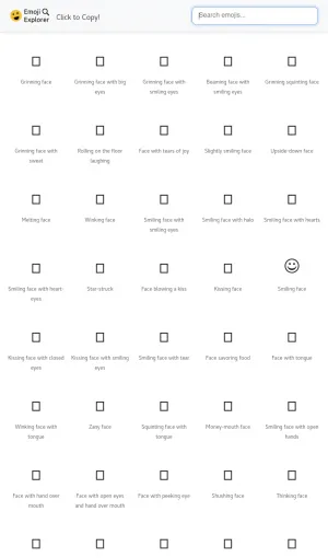 Emoji Explorer: Emoji Search and Copy Tool screenshot