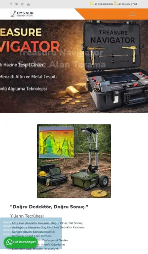 EMS Nur Metal Detector Rental and Treasure Hunting Equipment screenshot