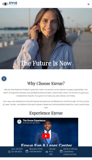 Envue Eye and Laser Center for Vision Correction and Cataract Surgery screenshot
