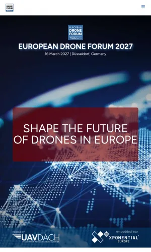European Drone Forum Conference in Dusseldorf screenshot