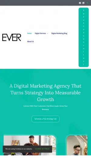 Ever Digital Marketing Agency and Web Development screenshot