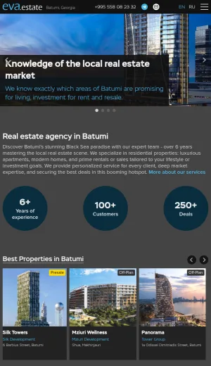 Eva Estate Batumi Real Estate Agency screenshot