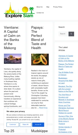 Explore Siam: Thailand and Southeast Asia screenshot