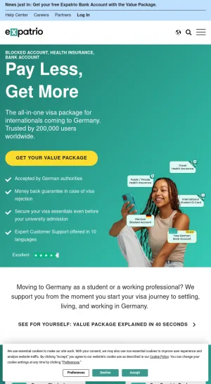 Expatrio German Relocation, Visa, and Student Support screenshot