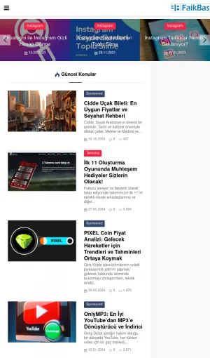 Faik Bas Technology Tips and How-To Blog screenshot