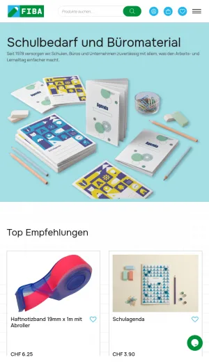 FIBA Switzerland School and Office Supplies Shop screenshot