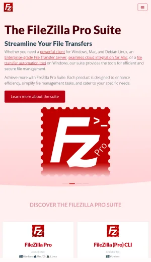 FileZilla Pro File Transfer and Cloud Storage Suite screenshot