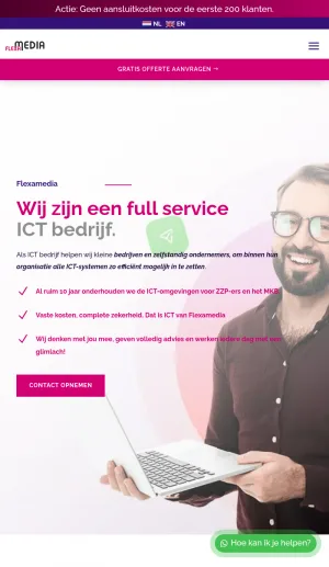 Flexible IT Services for Small Businesses in the Netherlands screenshot