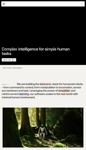 Flexion Robotics: Autonomy Software for Humanoid Robots screenshot