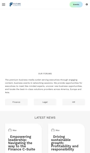 Future Forums Executive Business Events and Networking Media screenshot