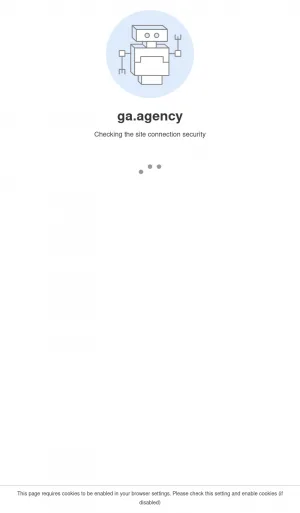 GA Agency Digital and Creative Services screenshot