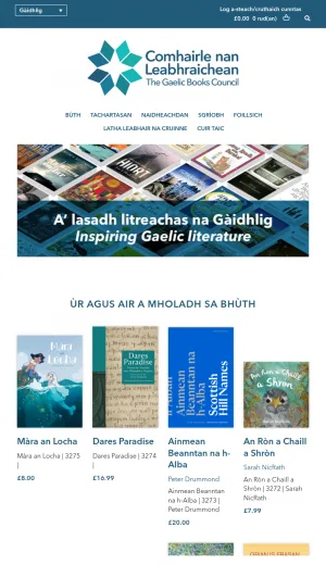 Gaelic Books Council screenshot