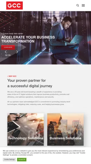 GCC IT Solutions Cyprus screenshot
