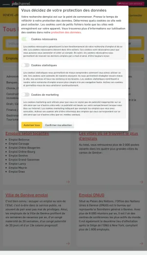 Geneva Job Listings and Recruitment Board screenshot