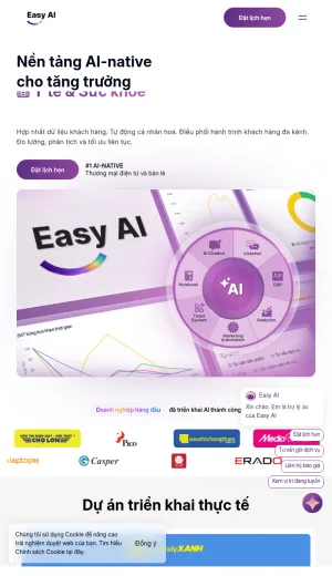 Easy AI Business Growth Platform for Support and Sales screenshot