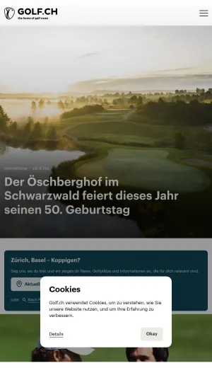 Swiss Golf Community and Course Guide screenshot