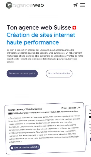 greeNative Swiss Web Agency and Digital Marketing screenshot