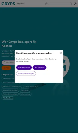 Swiss Outsourcing and Procurement Marketplace screenshot