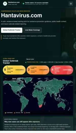 Hantavirus Prevention and Outbreak Updates screenshot