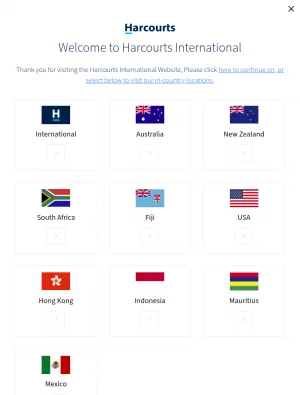 Harcourts International Real Estate Services screenshot