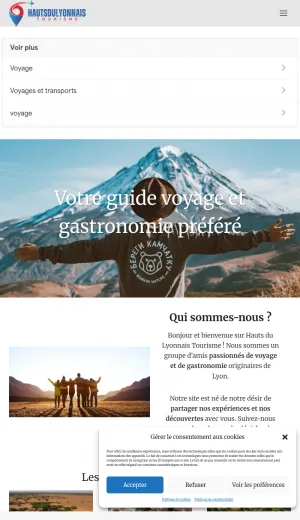 Hauts du Lyonnais Travel and Food Blog screenshot