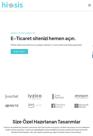 Hiosis E-commerce and Business Software Solutions screenshot