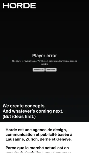 Horde Creative Communication and Advertising Agency screenshot