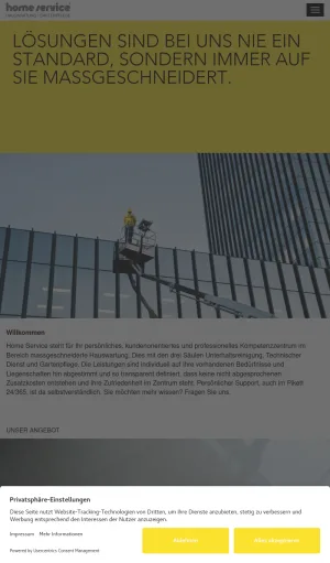 Service AG Facility Management and Property Maintenance screenshot
