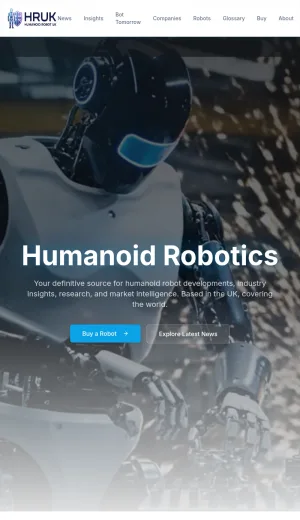 Humanoid Robots UK News, Reviews, and Market Insights screenshot