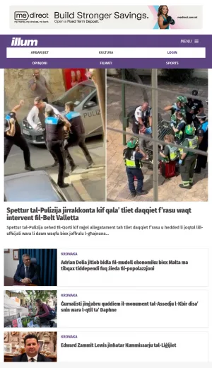 Illum Malta News and Current Affairs Newspaper screenshot