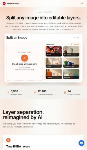 Image to Layers AI screenshot