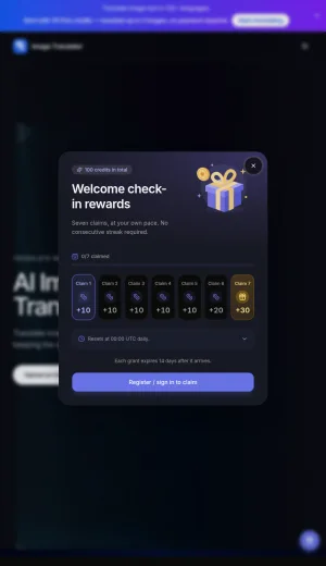 Image Text Translation Tool screenshot