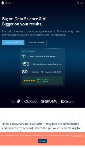 Data Science and AI Consulting by InData Labs screenshot