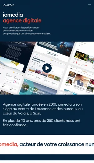 iomedia Digital Agency and Allinone CMS Platform screenshot