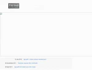 IT Services and Managed Infrastructure Solutions by ITGroup screenshot