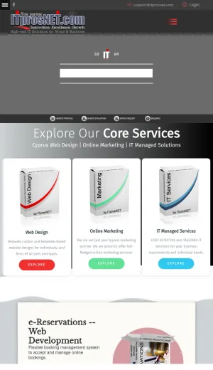ITprosNET Cyprus Web Design and Digital Marketing screenshot