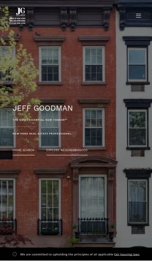 Jeff Goodman New York Real Estate Agent screenshot