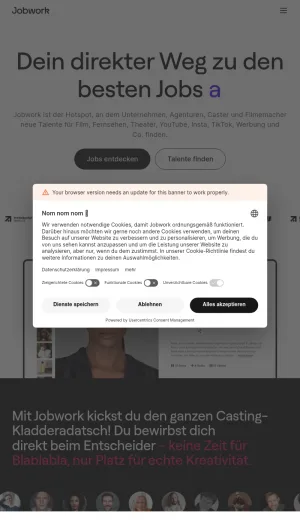 Jobwork Creative Casting and Film Production Jobs screenshot