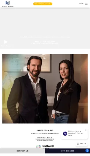 Kelly Vision LASIK and Eye Care in New York screenshot