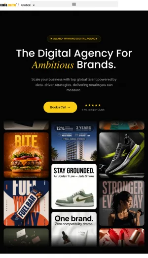 Kings Digital Marketing Agency screenshot